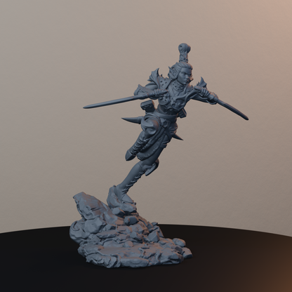 Yirda The silencer Orc Miniatures - Yirda - The Silencer - front right three-quarter view