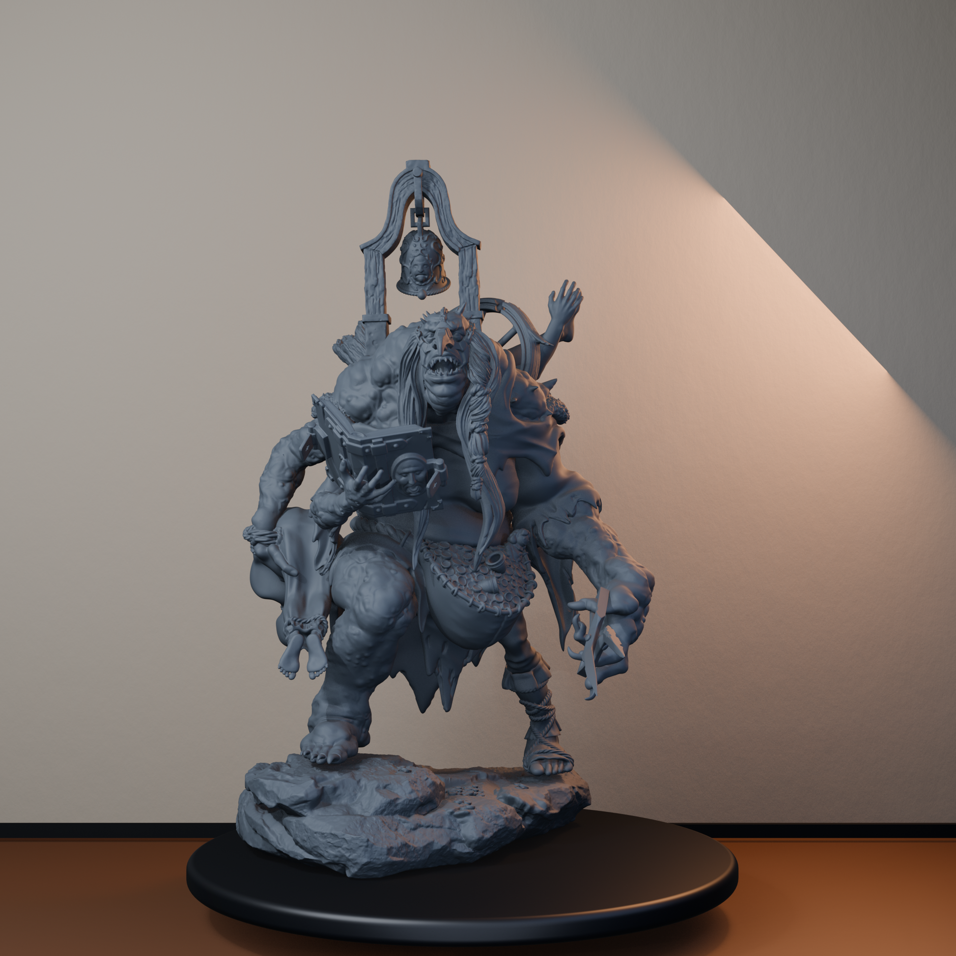 Frau Perchta Fantasy Miniatures - Frau Perchta - front right three-quarter view