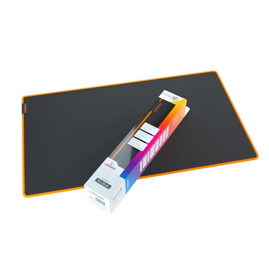 Gamegenic Playmat XP - Black with Orange Stitching