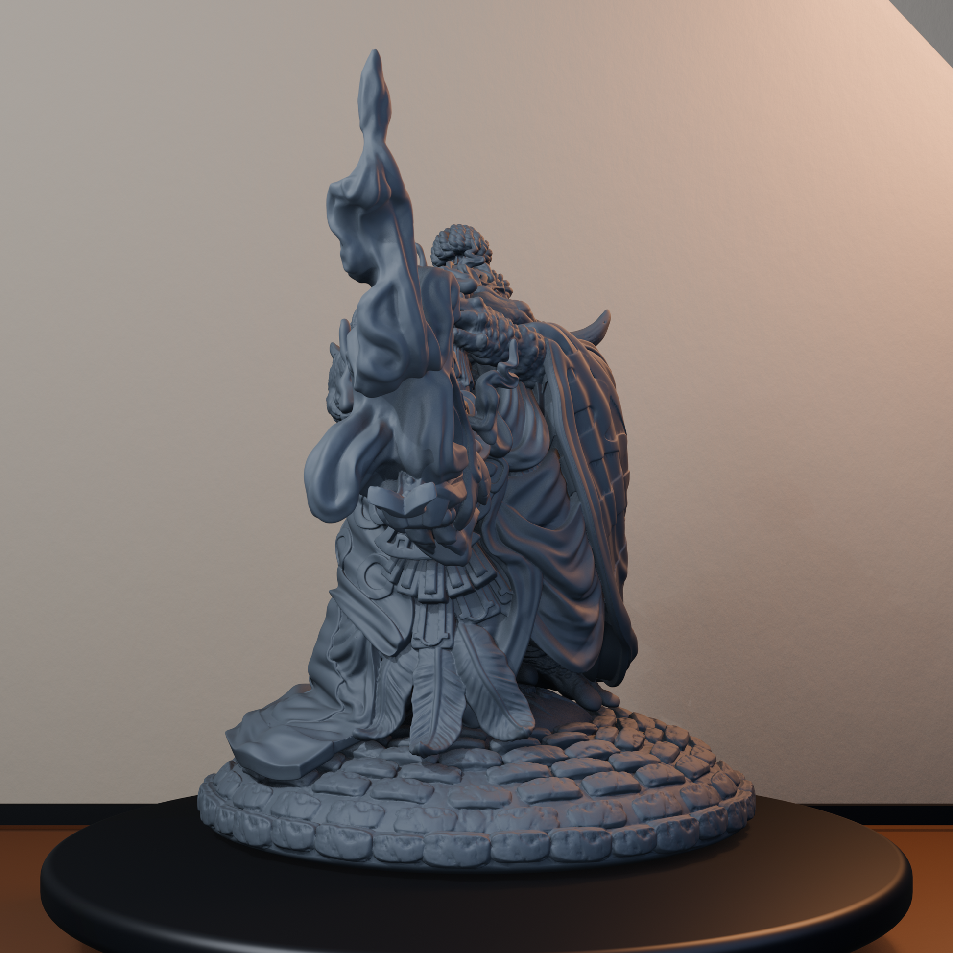 Acolytes of Ziskal Fantasy Miniatures - Acolyte of Ziskal Pose 01 - hero view