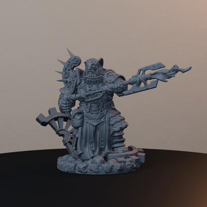 Steelbreaker Engineers Dwarf Miniatures - Steelbreaker Engineer Pose 03 - hero view