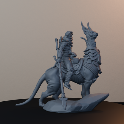 Salahari Riders Egyptian Fantasy Miniatures - Salahari Rider Pose 03 - hero view