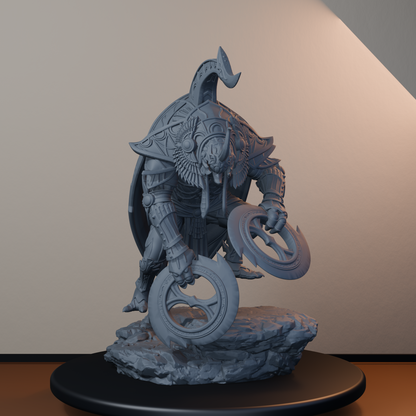 Golden Scarabs Egyptian Fantasy Miniatures - Golden Scarab Pose 03 - hero view