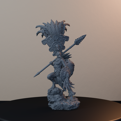 Agama Sundancers Fantasy Miniatures - Agama Sundancer Pose 04 - hero view