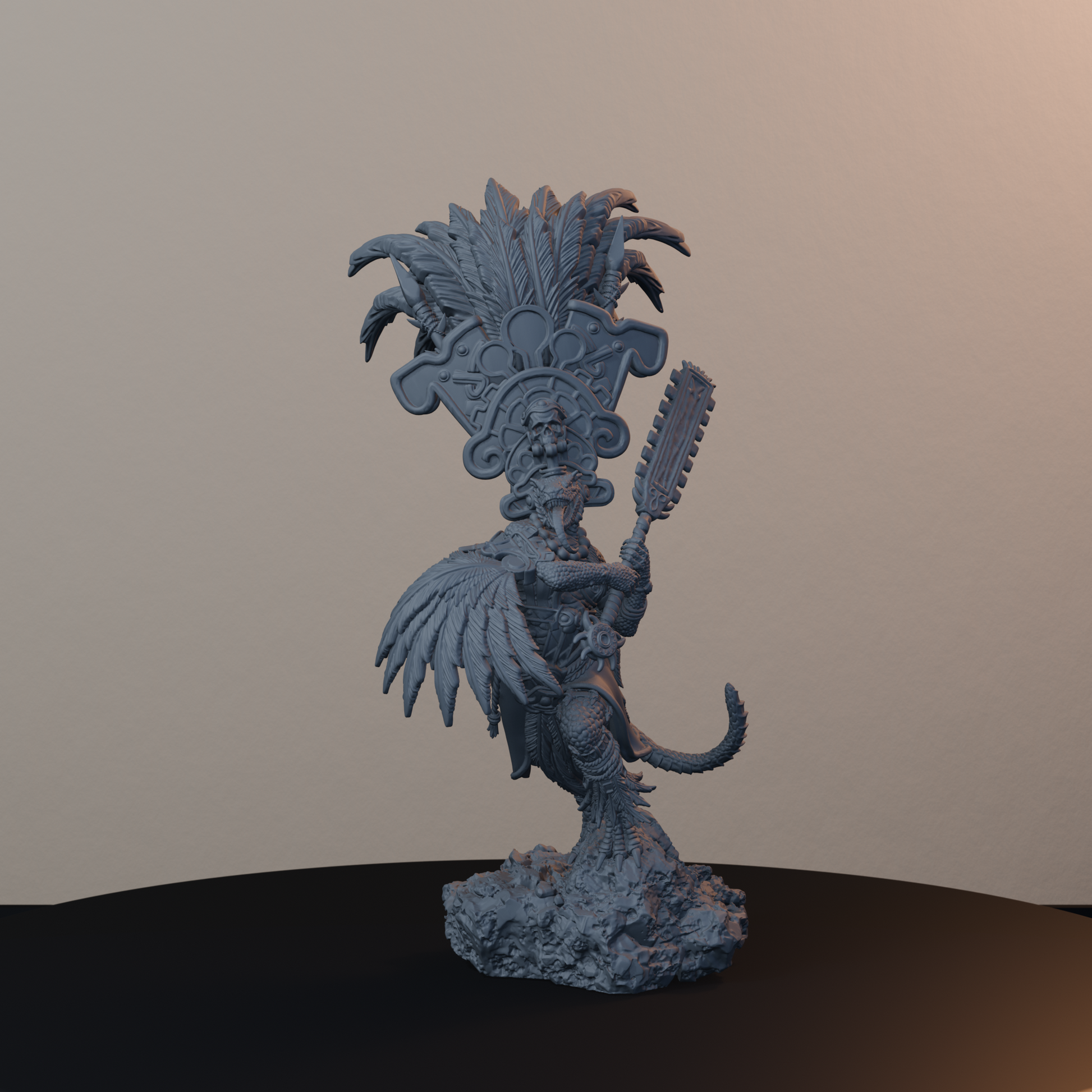 Agama Sundancers Fantasy Miniatures - Agama Sundancer Pose 03 - hero view