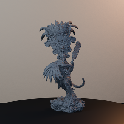 Agama Sundancers Fantasy Miniatures - Agama Sundancer Pose 03 - hero view