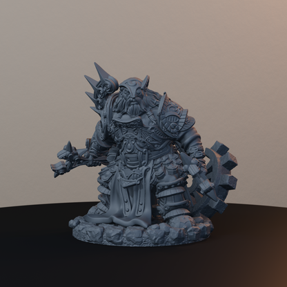 Steelbreaker Engineers Dwarf Miniatures - Steelbreaker Engineer Pose 01 - hero view
