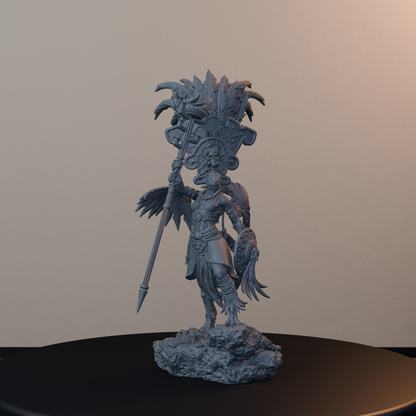 Agama Sundancers Fantasy Miniatures - Agama Sundancer Pose 02 - hero view