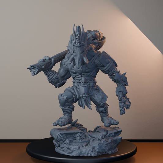 Blackspring Troll Orc Miniatures - Blackspring Troll Pose 01 - hero view