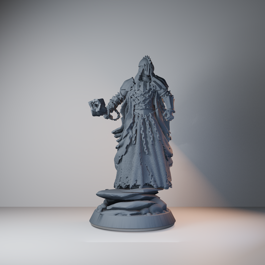 Baron's Soldiers Fantasy Miniatures - Giant Mace Wraith - hero view