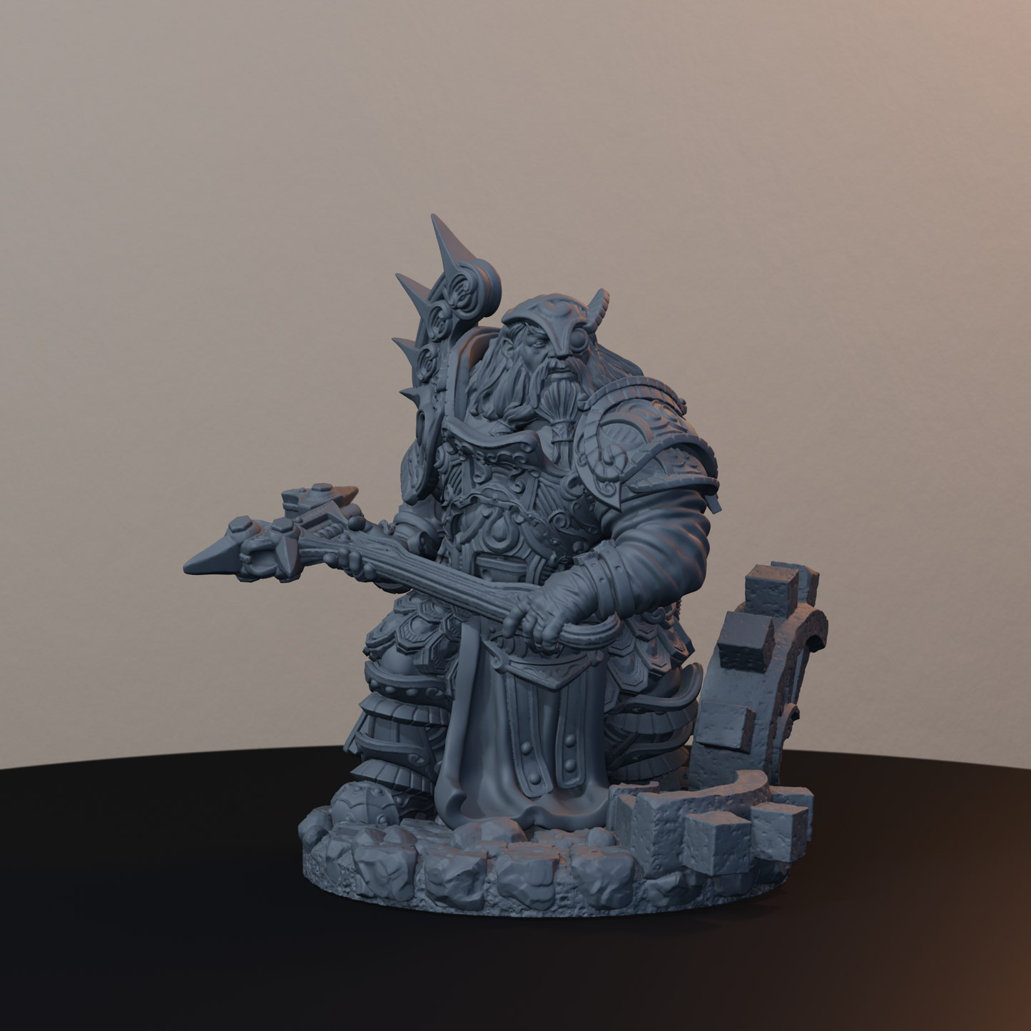 Steelbreaker Engineers Dwarf Miniatures - Steelbreaker Engineer Pose 04 - hero view