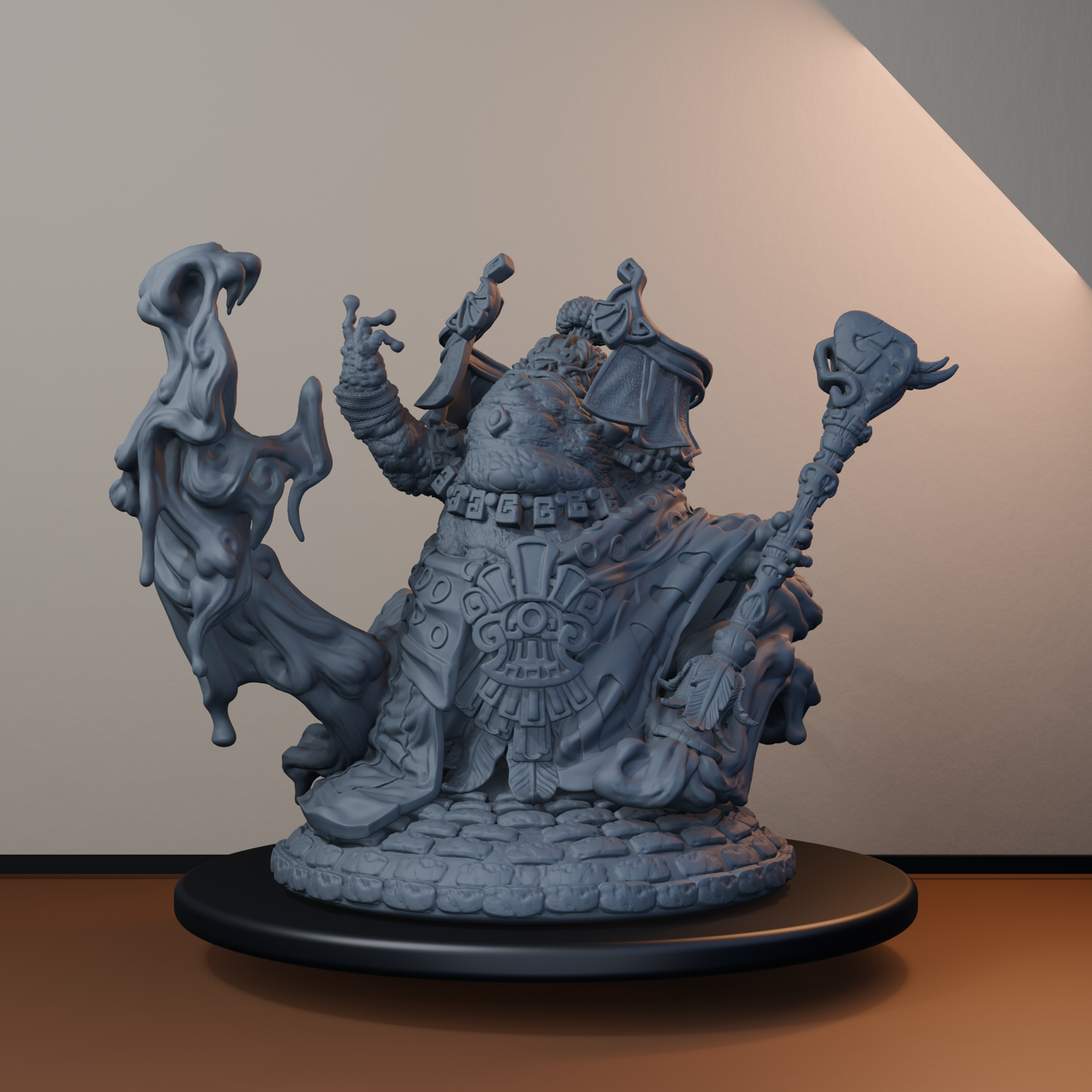 Acolytes of Ziskal Fantasy Miniatures - Acolyte of Ziskal Pose 02 - hero view