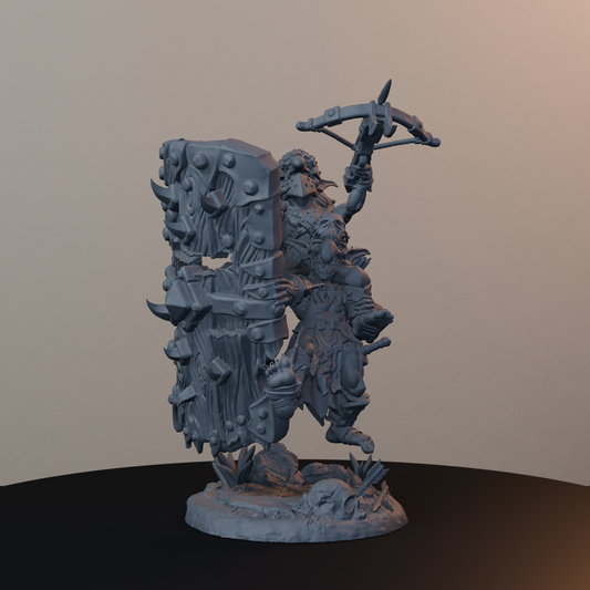 Blocknsock Chucks Orc Miniatures - Blocknsock Chucks Pose 01 - hero view