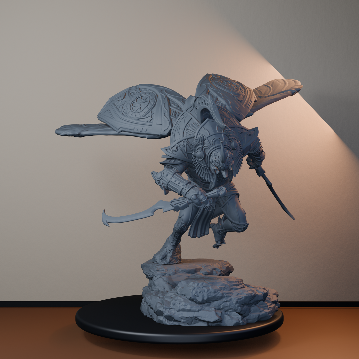 Golden Scarabs Egyptian Fantasy Miniatures - Golden Scarab Pose 04 - hero view