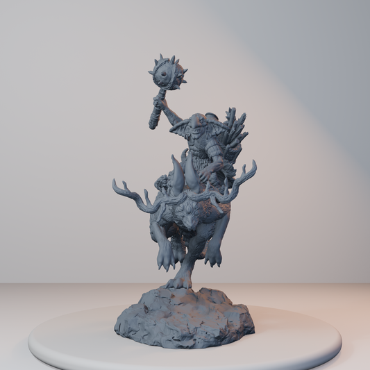 Goblin Riders Fantasy Miniatures - Goblin Rider Pose 01 - hero view