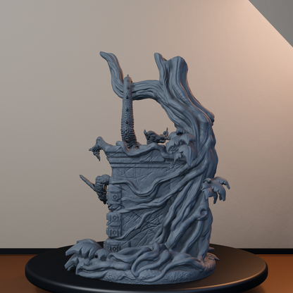 Agama Chameleons Fantasy Miniatures - Agama Chameleon Pose 04 - hero view