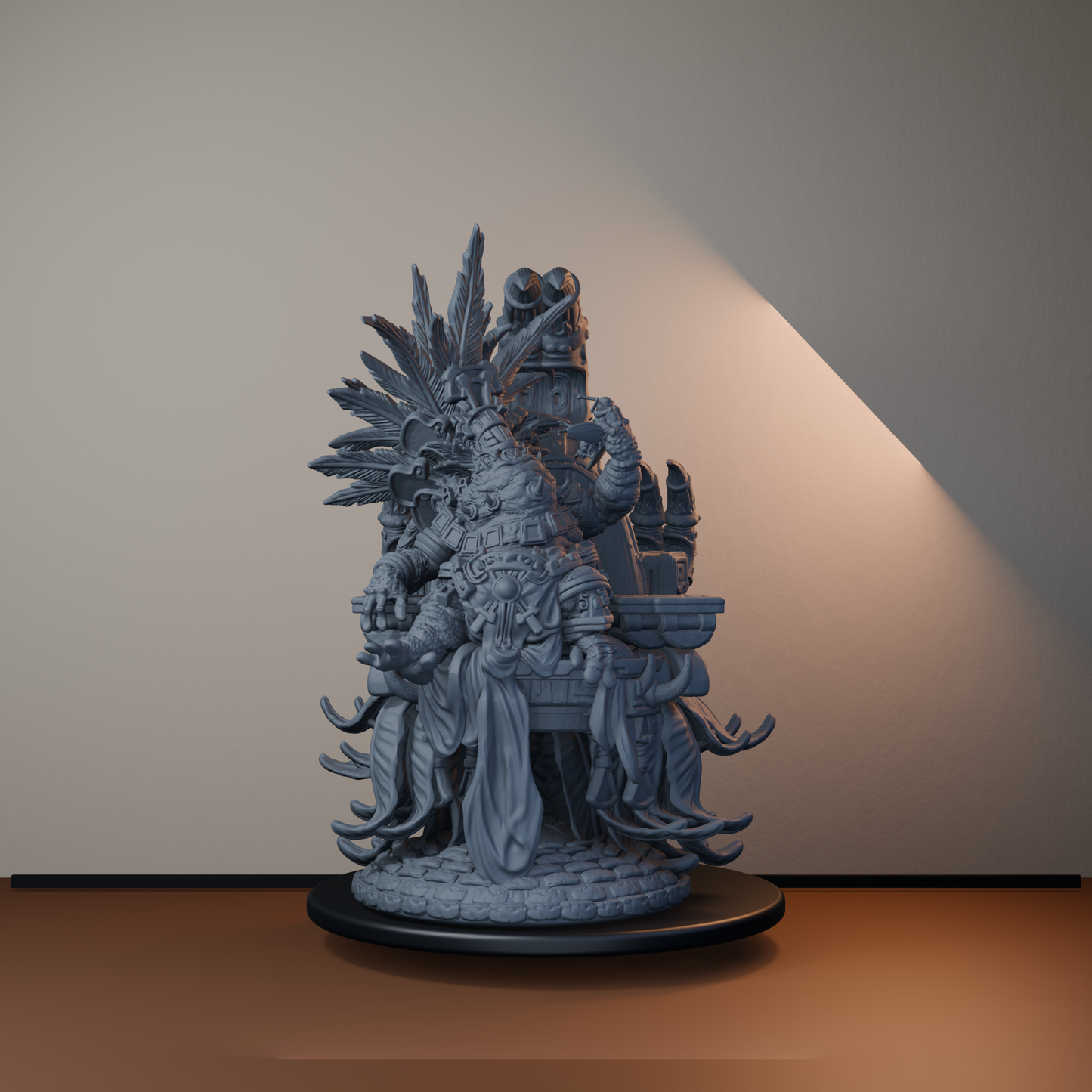 High Priest of Ziskal Fantasy Miniatures - High Priest of Ziskal Closed Mouth - hero view