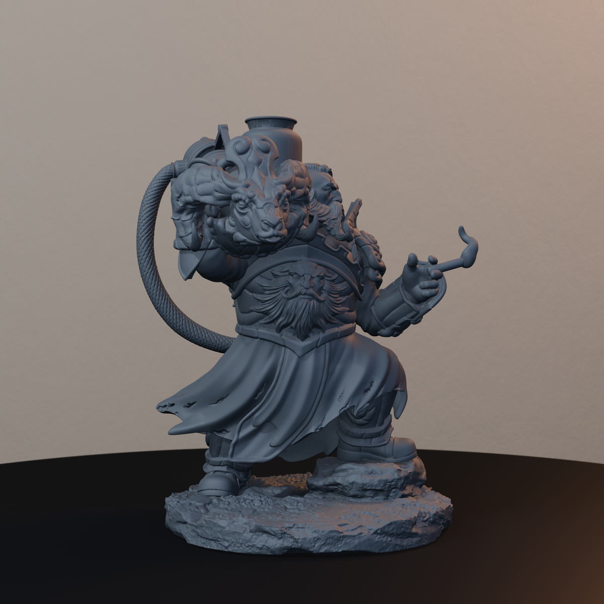 Steelbreaker Firespitters Dwarf Miniatures - Steelbreaker Firespitter Pose 02 - hero view
