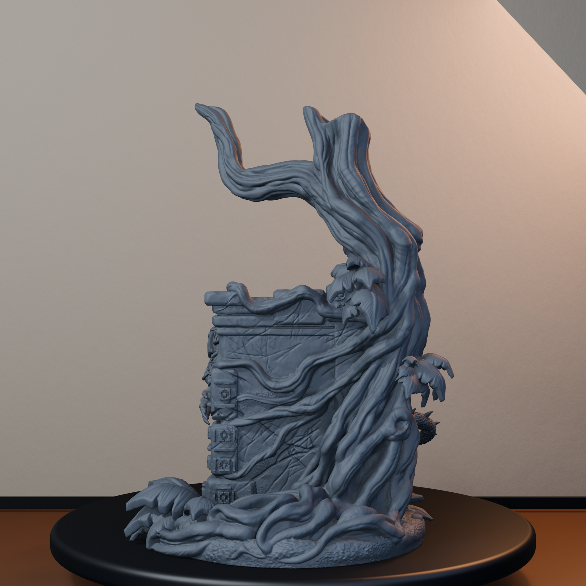 Agama Chameleons Fantasy Miniatures - Agama Chameleon Pose 01 - hero view