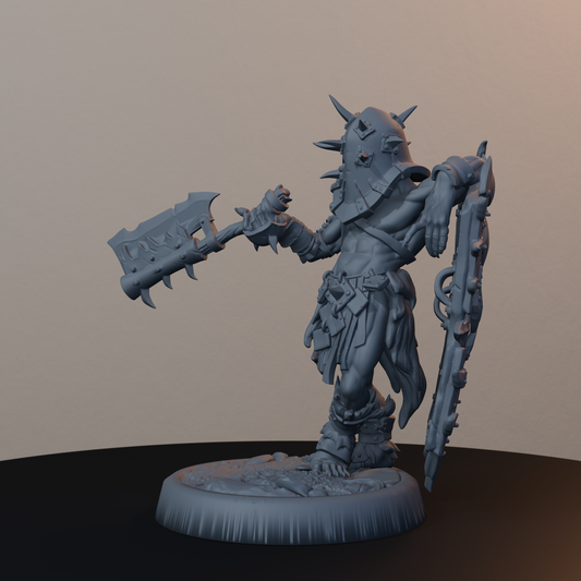 Pokeys Orc Miniatures - Pokeys Pose 04 - hero view
