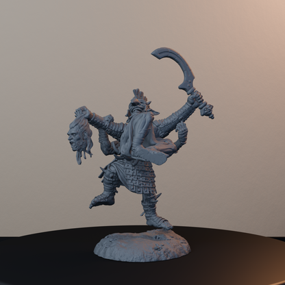 Boncesnagga The Pit Fighter Orc Miniatures - Boncesnagga - The Pit Fighter - hero view