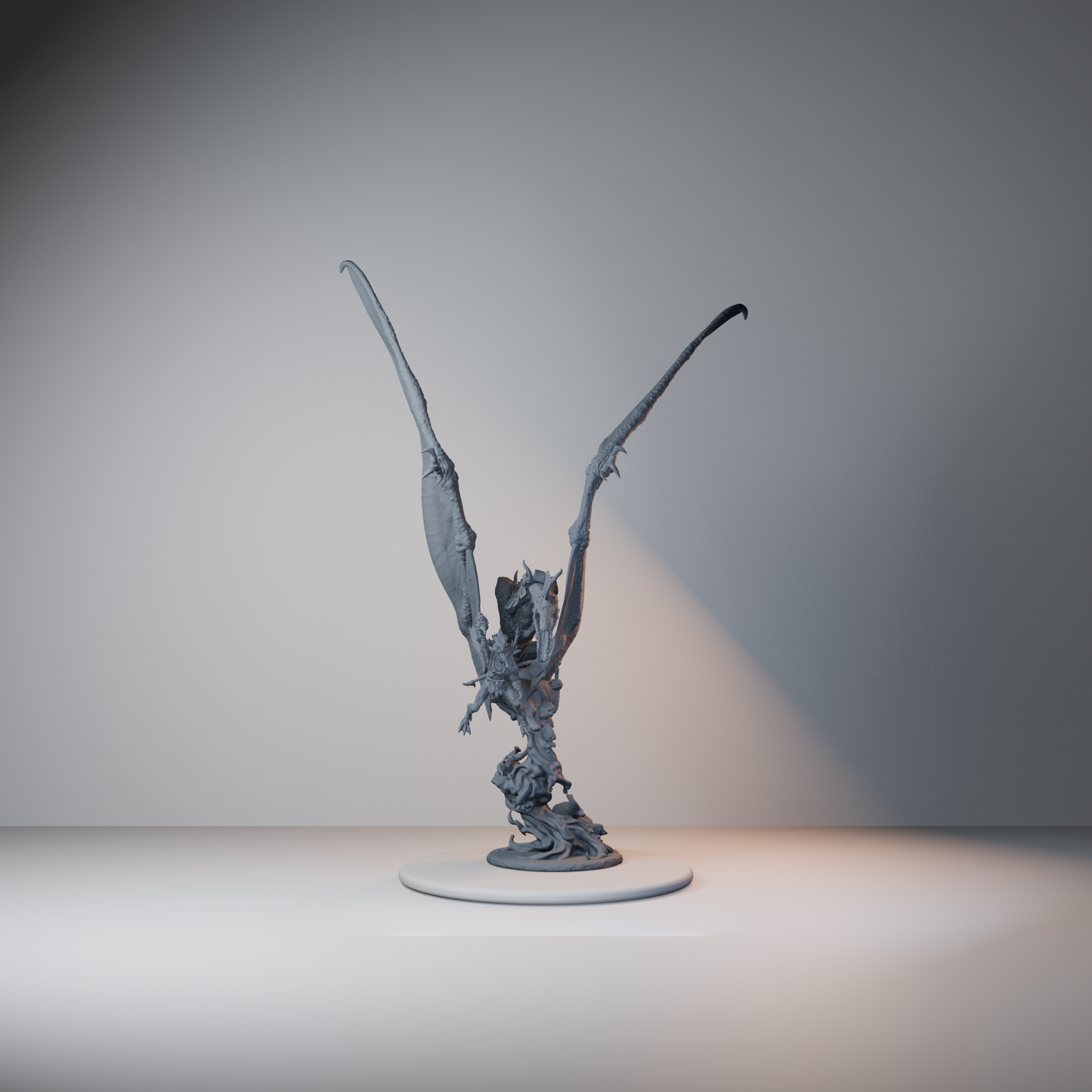 Quetzal Riders Fantasy Miniatures - Quetzal Rider Pose 04 - hero view