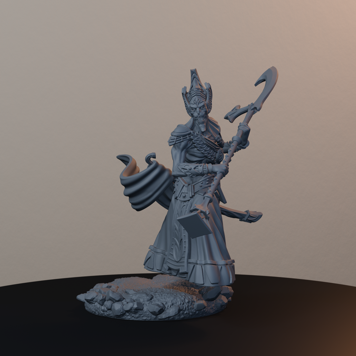 Sandmancer Aristocrats Egyptian Fantasy Miniatures - Sandmancer Aristocrat Pose 03 - hero view