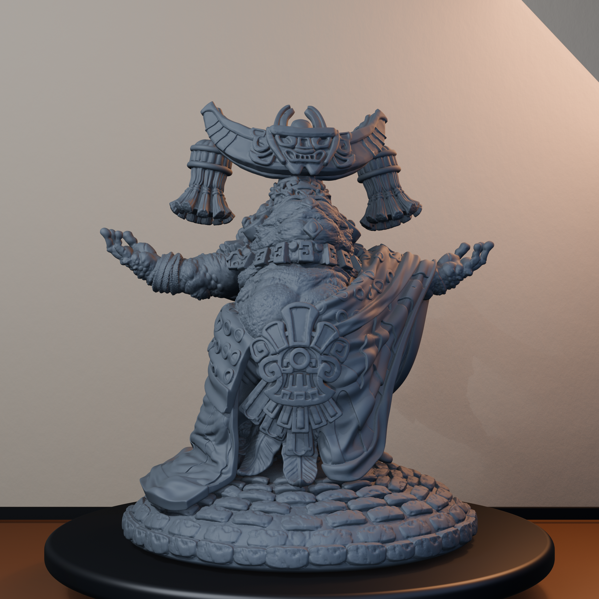 Acolytes of Ziskal Fantasy Miniatures - Acolyte of Ziskal Pose 03 - hero view