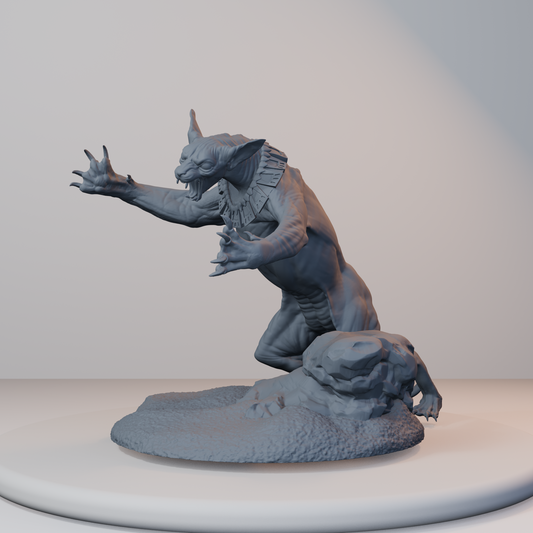 Sons Of Sekhmet Egyptian Fantasy Miniatures - Son of Sekhmet Cat - hero view