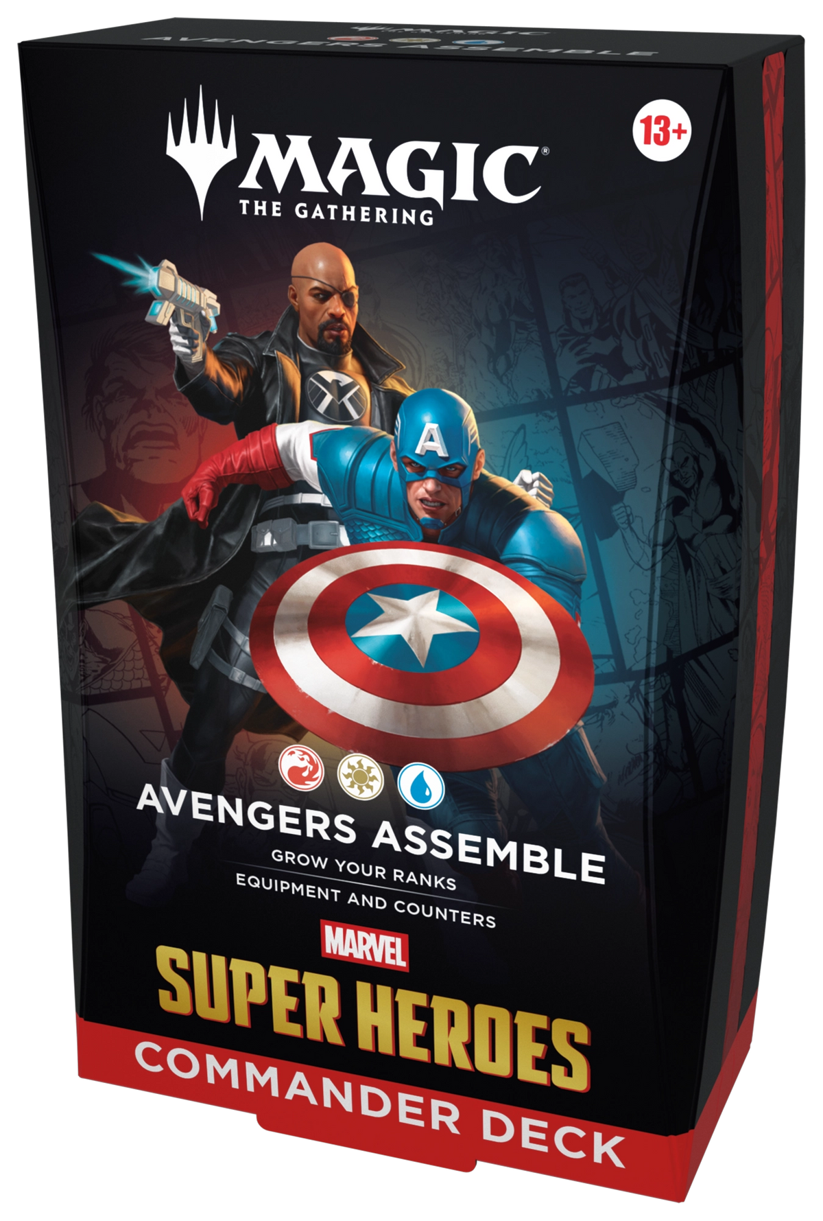 Magic The Gathering Marvel Super Heroes Avengers Assemble, English Commander Deck retail box