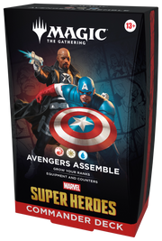 Magic The Gathering Marvel Super Heroes Avengers Assemble, English Commander Deck retail box