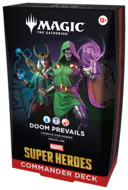 Magic The Gathering Marvel Super Heroes Doom Prevails, English Commander Deck retail box