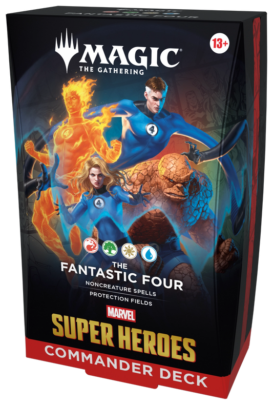 Magic The Gathering Marvel Super Heroes The Fantastic Four, English Commander Deck retail box