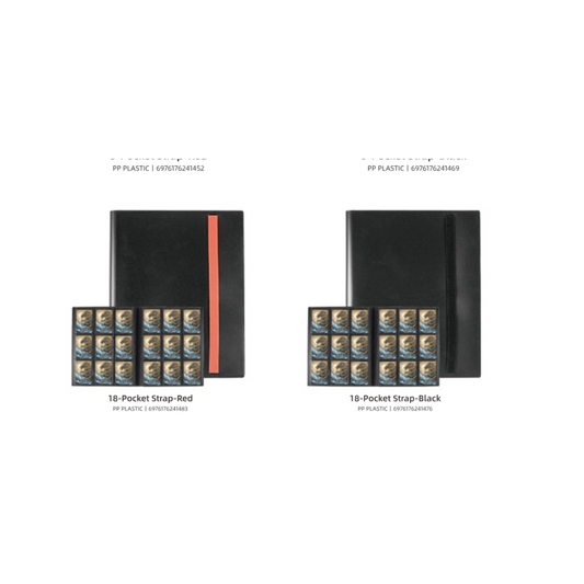 Sanseking 9-Pocket PP Strap Binder - 360 Cards - Red, Black - official Sanseking product image