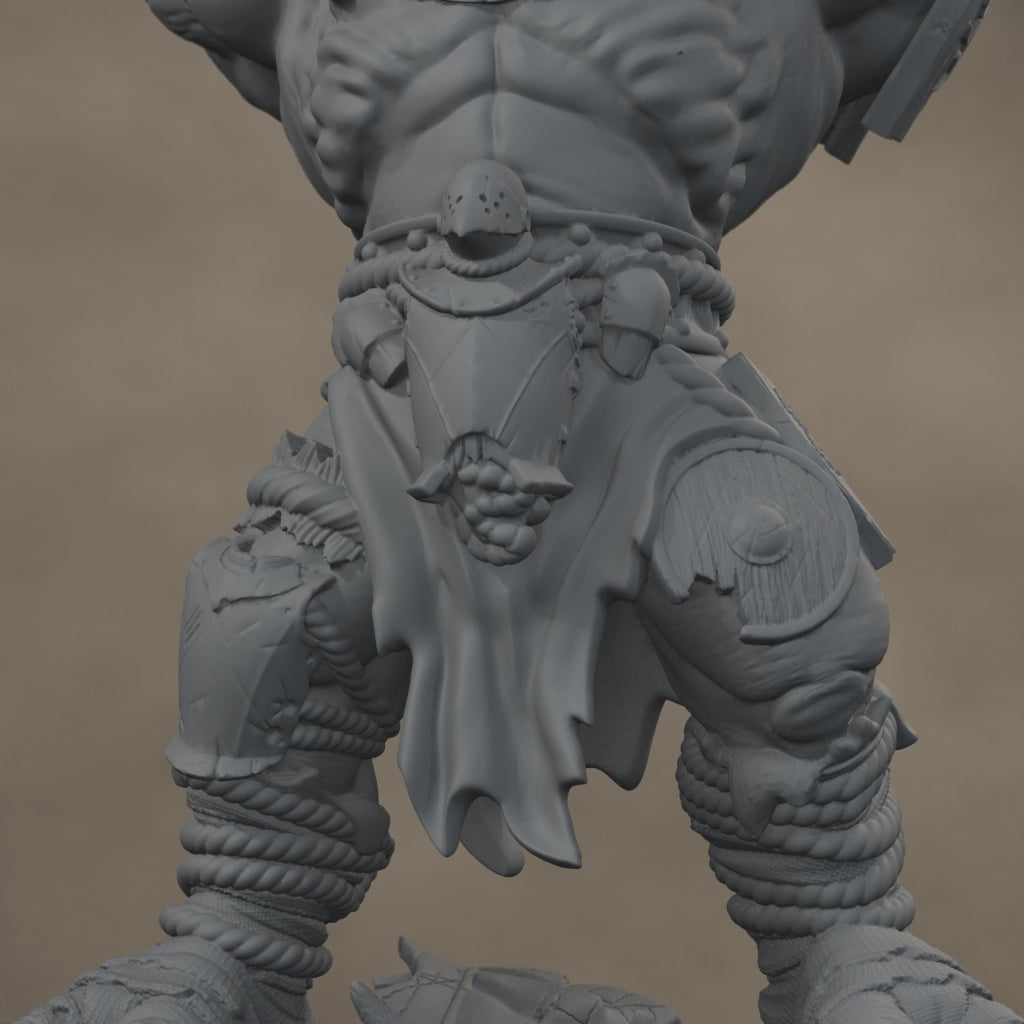 Blackspring Troll Pose 04: digital render, cinematic rise and pullback, 17 seconds at 30 fps