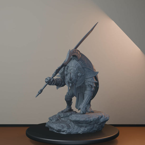 Golden Scarabs Egyptian Fantasy Miniatures - Golden Scarab Pose 01 - turntable view