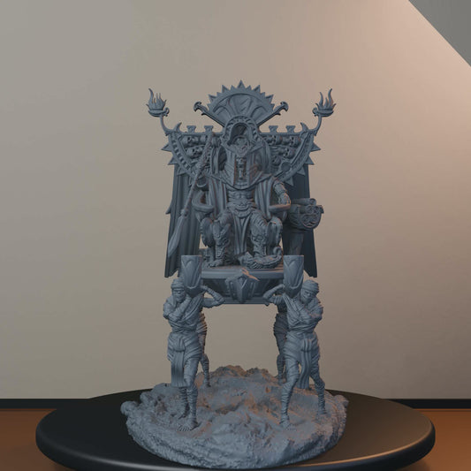 Mummy Lord Egyptian Fantasy Miniatures - Mummy Lord - turntable view