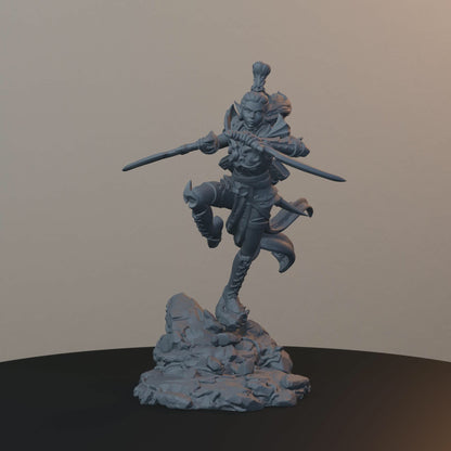 Yirda The silencer Orc Miniatures - Yirda - The Silencer - turntable view