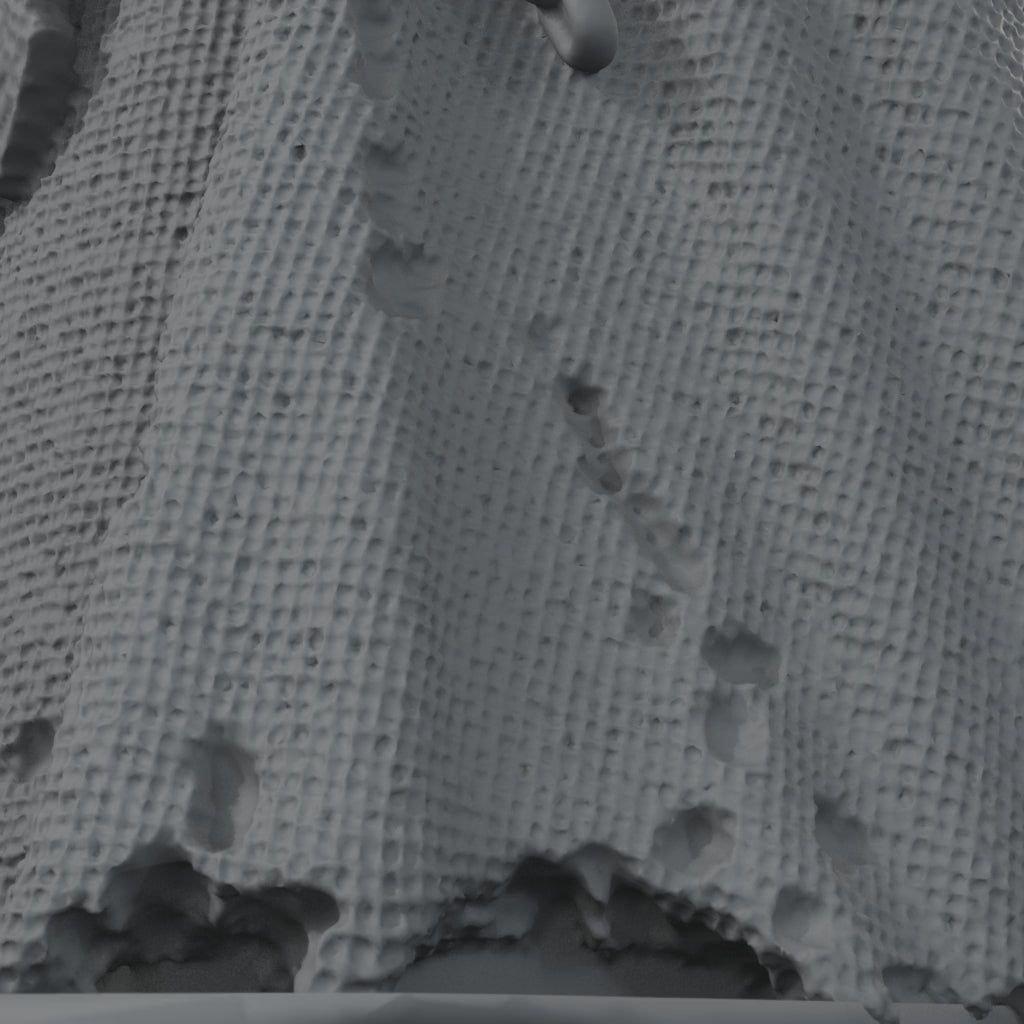 Giant Mace Wraith: digital render, cinematic rise and pullback, 17 seconds at 30 fps
