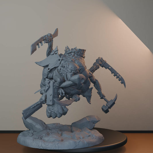 Mishmasha Sproutspewer Orc Miniatures - Mishmasha Sproutspewer - turntable view