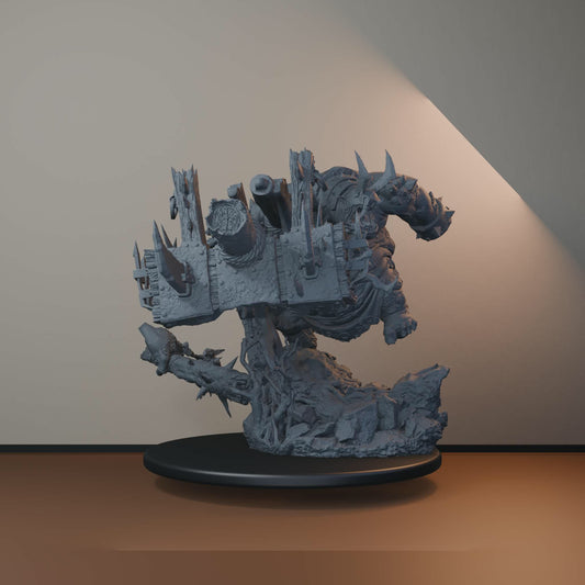 Big'un Flinga Orc Miniatures - Big'un Flinga - turntable view