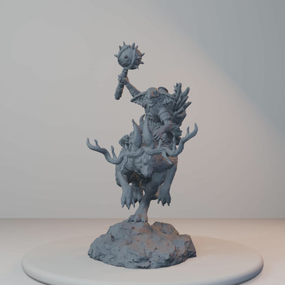 Goblin Riders Fantasy Miniatures - Goblin Rider Pose 01 - turntable view
