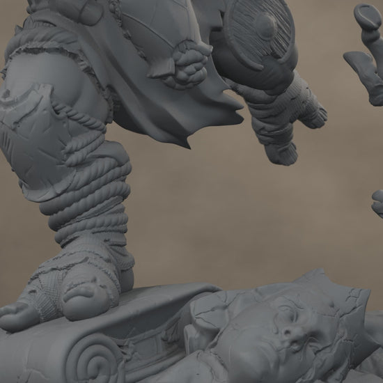 Blackspring Troll Pose 02: digital render, cinematic rise and pullback, 17 seconds at 30 fps
