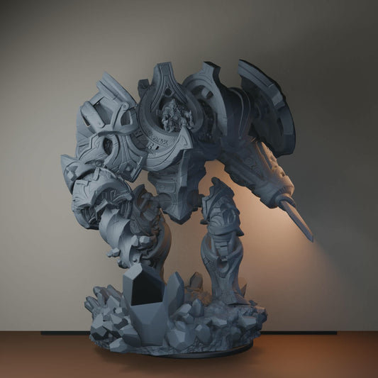 Monometronaut Dwarf Miniatures - Monometronaut - turntable view