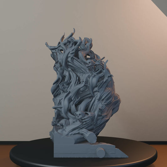 Baron's Horses Fantasy Miniatures - Baron's Horse Soul 01 - turntable view