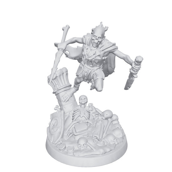 Undead Assassin miniature by Late Night Miniatures - interactive 3D model