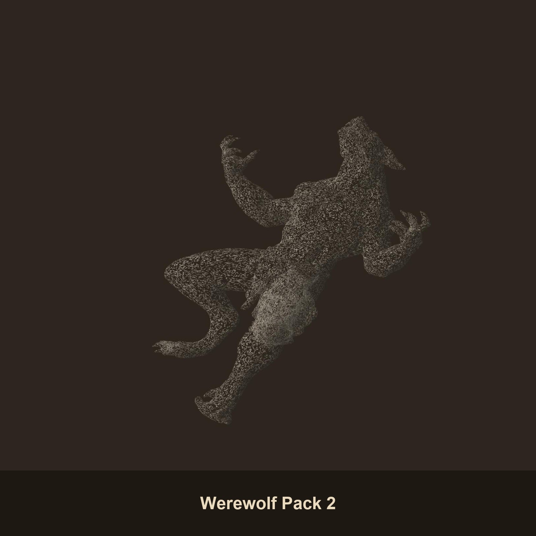 Werewolf Pack Fantasy Miniatures pose 2