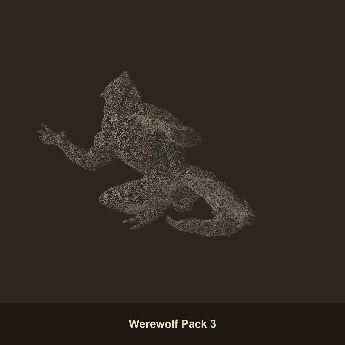 Werewolf Pack Fantasy Miniatures pose 3