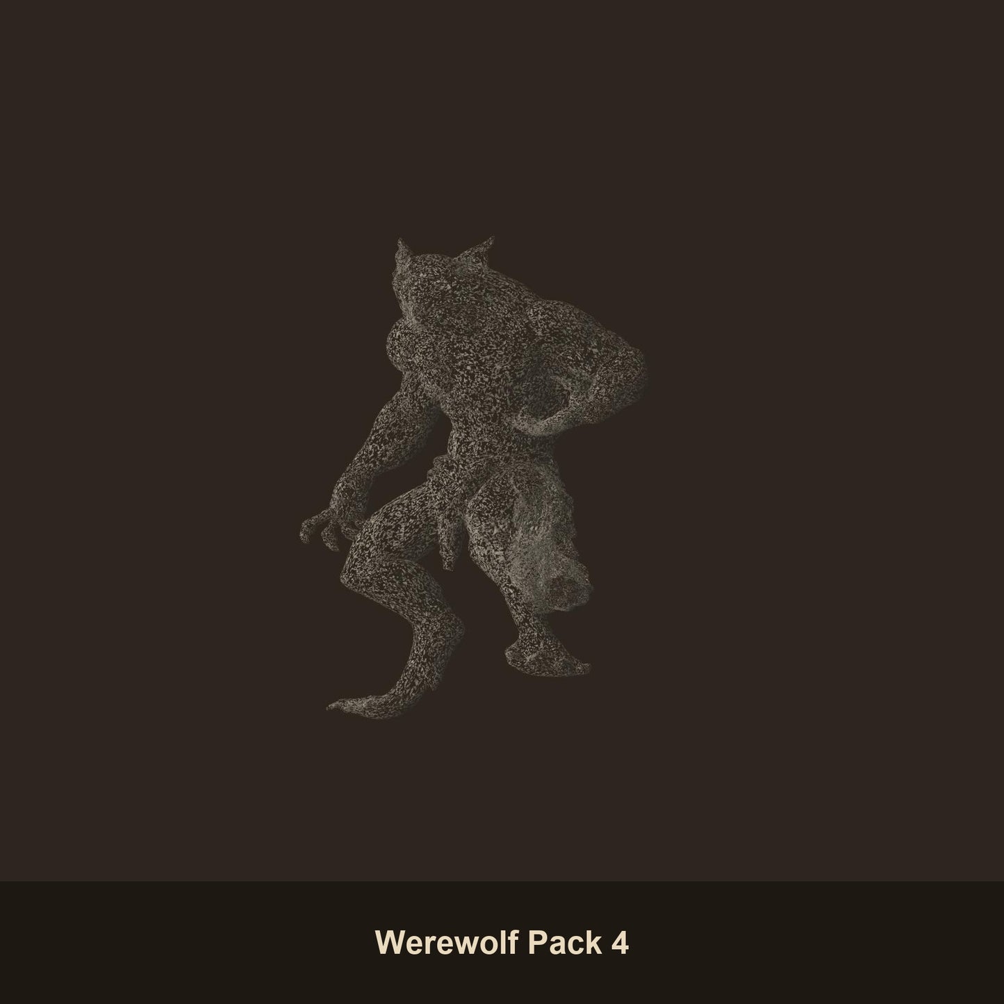 Werewolf Pack Fantasy Miniatures pose 4