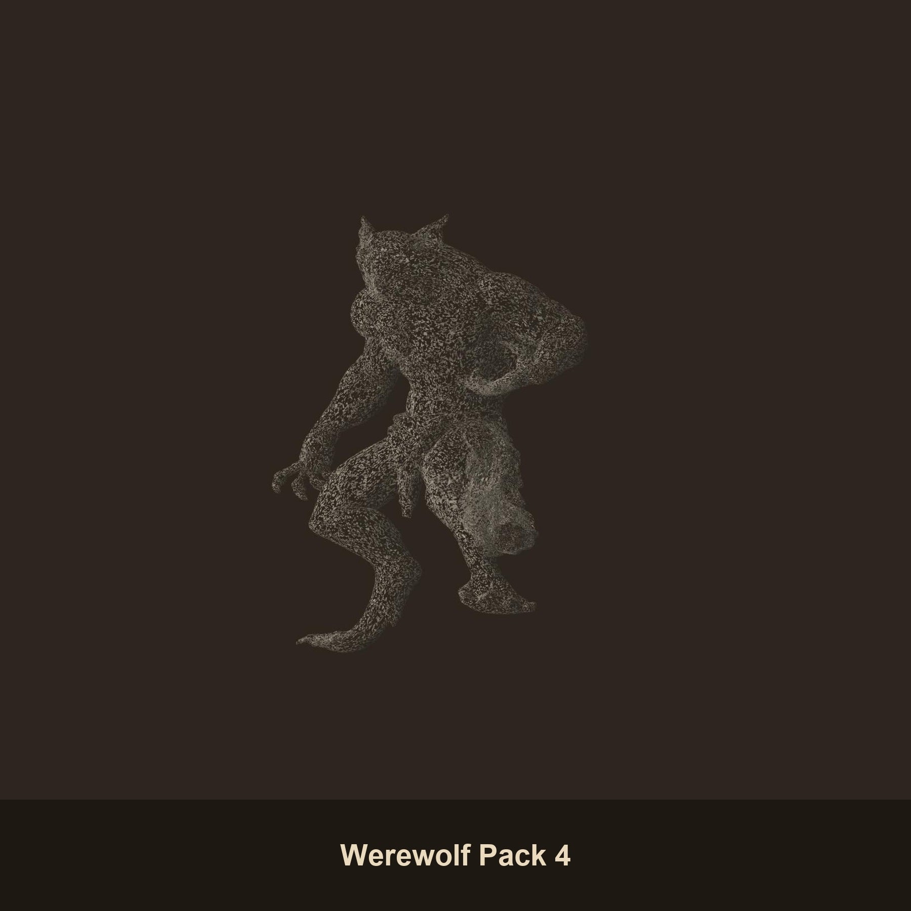 Werewolf Pack Fantasy Miniatures pose 4